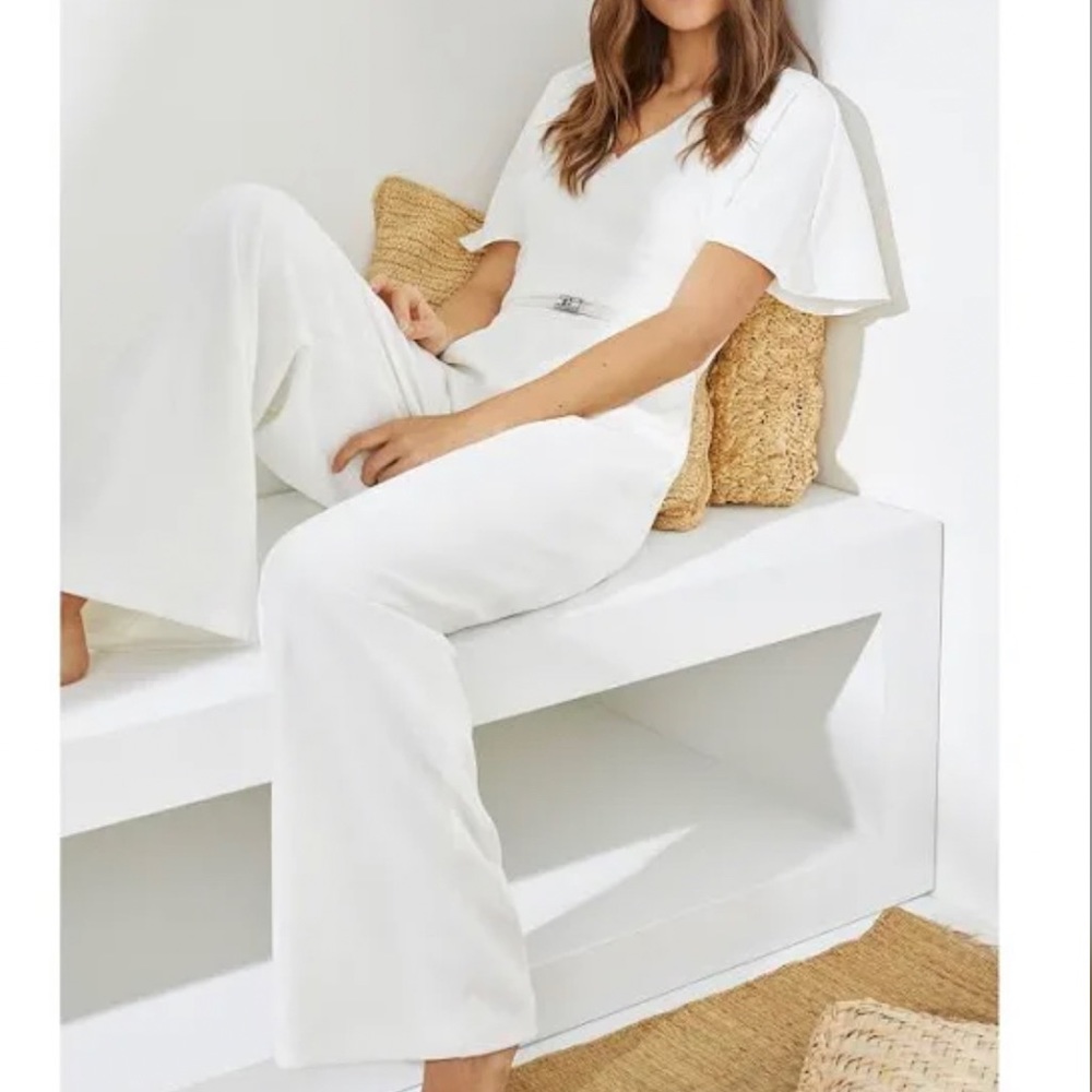 Ralph Lauren cream jumpsuit
